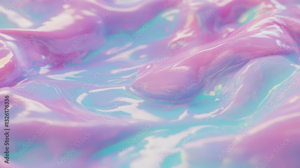 Poster Abstract texture of washed out colors and chaotic patterns