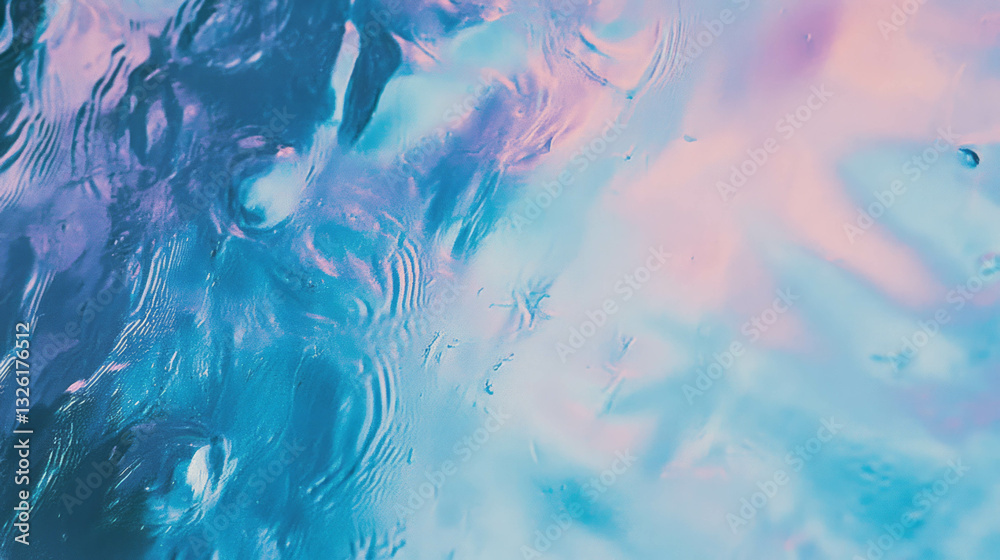 Poster abstract texture of wet sandpaper and smoothness in vibrant chaos art design