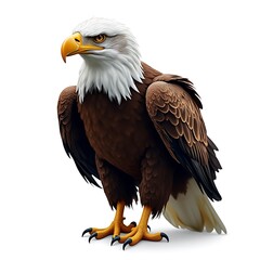 Obraz premium american bald eagle in flight