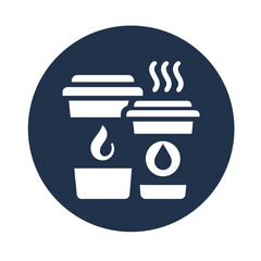 Coffee Cup 2 - Logo Blue White-01