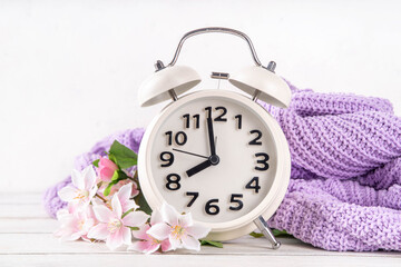 Spring Time Change concept. Summer back concept