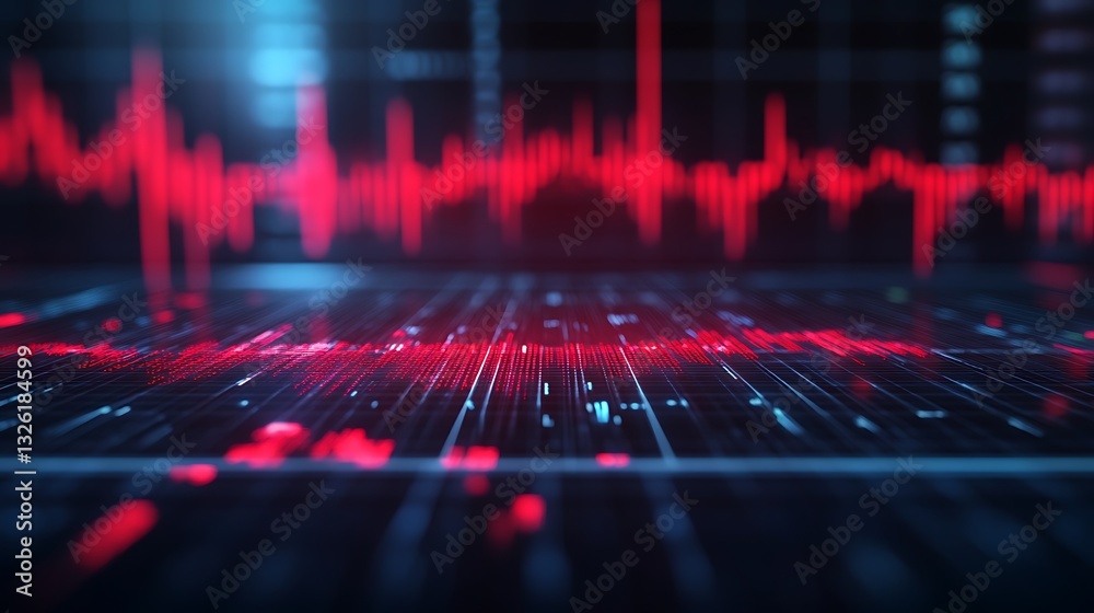 Poster Abstract Visualization of Sound Waves and Audio Frequency Patterns Representing Digital Media and Technology