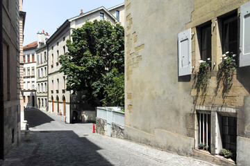 Panoramic view of city of Geneva, Switzerland