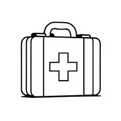 Obraz premium health nag outline for kids design 
