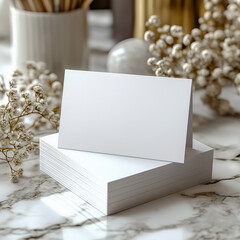 Blank Business Card Mockups – Clean and Minimalistic Design for Branding