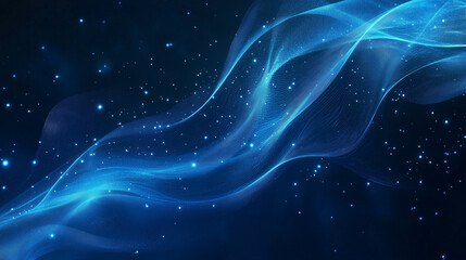 Fototapeta premium abstract blue background with wave