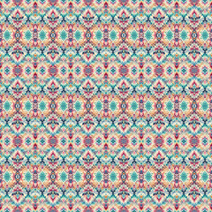 AI Generative Seamless IKAT Pattern | Textile Design Prints Patterns | Fashion Fabric Prints & Patterns | Ethnic Boho Motif | Decorative Abstract Background