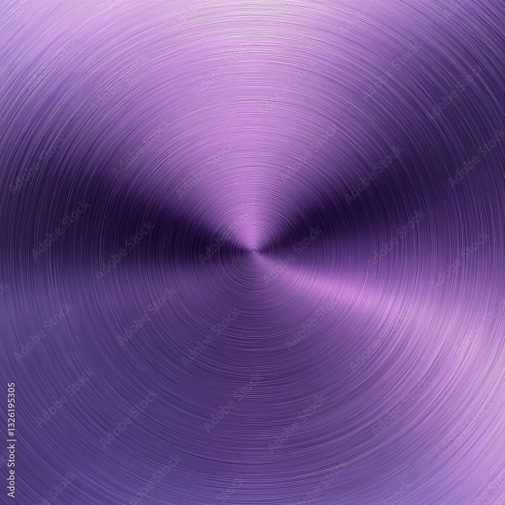 Poster Abstract Lavender Swirl: Concentric Brushed Texture with Soft Hues and Subtle Reflections for Modern Designs and Backgrounds.