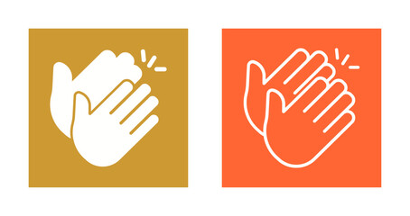 Clapping Hands Icon Design