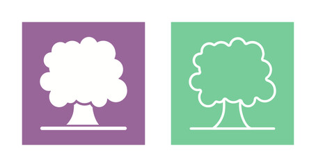 Deciduous Tree Icon Design