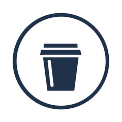 Coffee Cup 7 - Logo White Blue-01