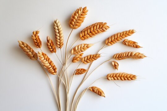 Avoine Folle. Spike Plant and Leaf of Oat Wheat in Bloom