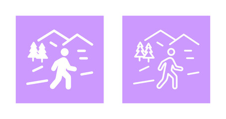 Nature Walk Icon Design