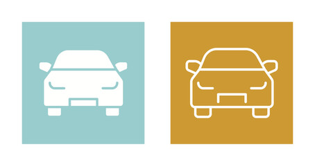 Oncoming Car Icon Design