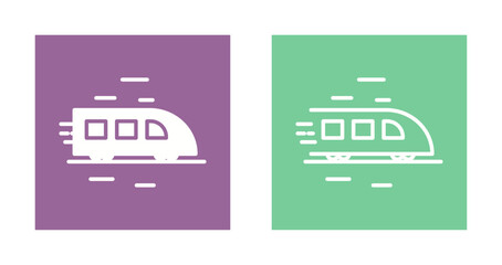 High Speed Train Icon Design