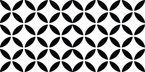 Geometric Pattern Design with Symmetrical Shapes and Abstract Elements