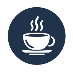 Coffee Cup 16 - Logo Icon Blue White-01
