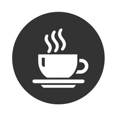Coffee Cup 17 - Logo Icon BW-01