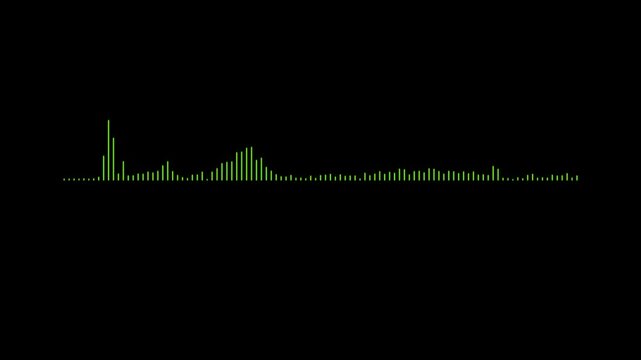 Colorful Echoes Audio Visualization with Glowing Sound Waves