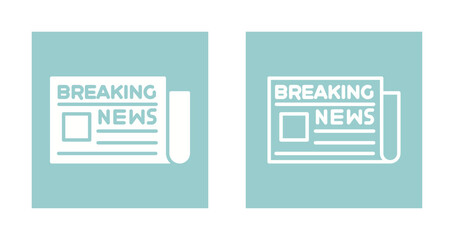 Breaking News Icon Design