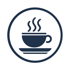 Coffee Cup 28 - Logo Icon White Blue-01