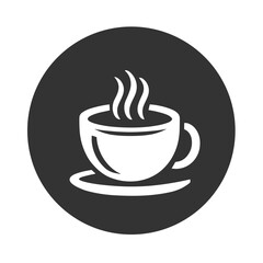 Coffee Cup 29 - Logo Icon BW-01
