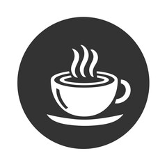 Coffee Cup 31 - Logo Icon BW-01