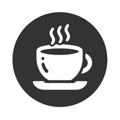 Coffee Cup 36 - Logo Icon BW-01
