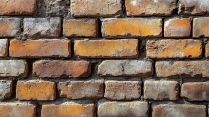 Fototapeta premium Urban brick wall texture architectural detail in industrial design