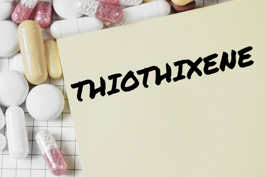 Thiothixene text title drugs tablets antidepressants