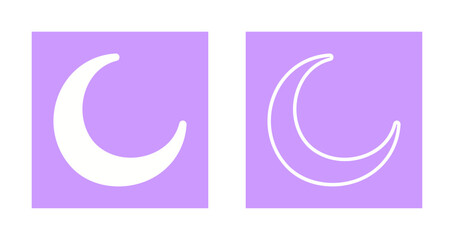 Obraz premium Moon Icon Design