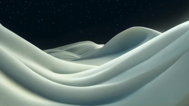 Abstract waves of smooth texture creating a tranquil background