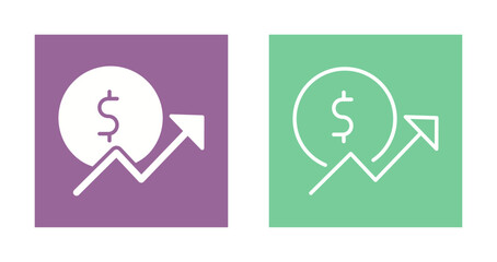 Money Growth Icon Design