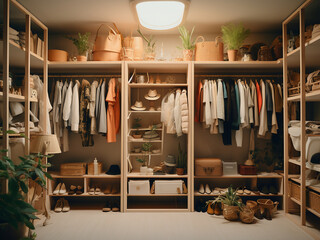 Weekend organizing involves clearing spaces and creating order with a sense of achievement