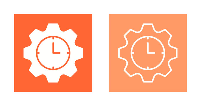 Time Allocation Icon Design