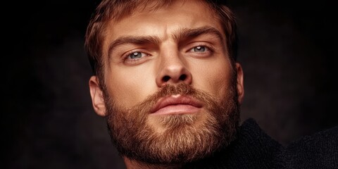 Obraz premium Man beard grooming banner