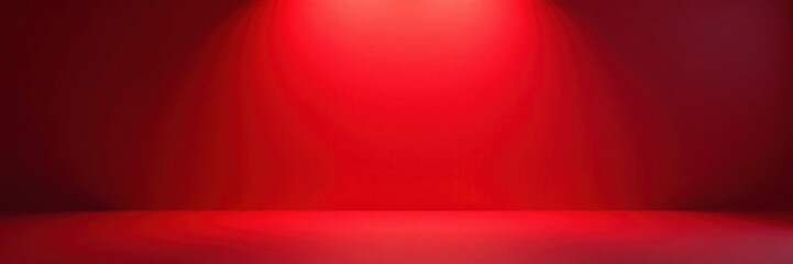 Red studio backdrop, perspective floor, gradient spotlight , light red, perspective, gradient
