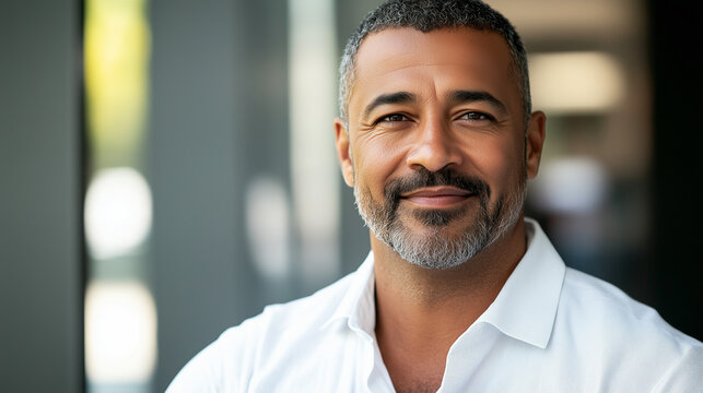 Diverse professional portrait, soft light, minimal background, conveying unity and professionalism.