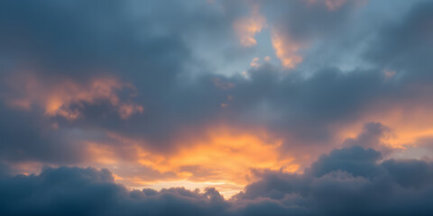 Obraz premium fire in clouds