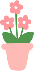 Cute Pastel Potted Plant