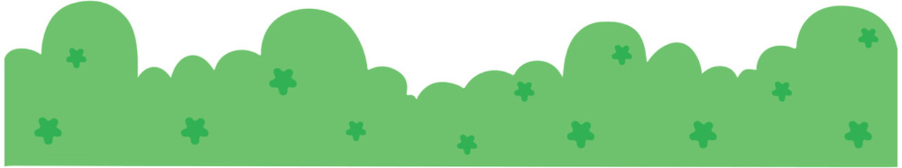 Obraz premium Grass with Blooming Flowers 