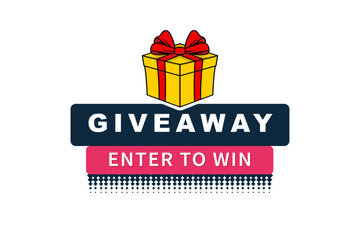 Fototapeta premium Giveaway Inter to win on Transparent Background