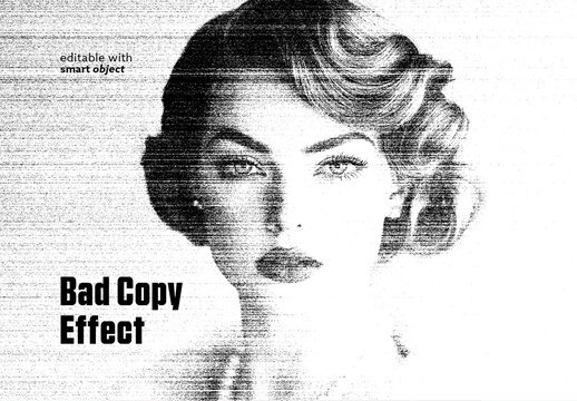 Bad Copy Photo Effect