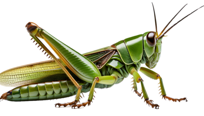 a grasshopper isolated on transparent background
