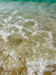 Natural sea water background, transparent sea water, water texture
