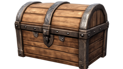 wooden treasure chest