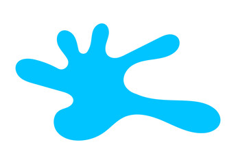 water splash, water waves symbol, ripple water flow for graphic, water fluid shape