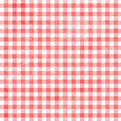 ハーフトーンの赤いギンガムチェック柄パターン