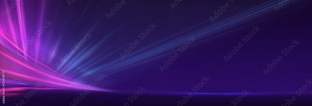 Canvas Prints abstract neon background with bright elements.