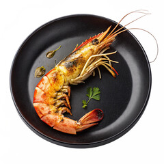cooked shrimp on a plate